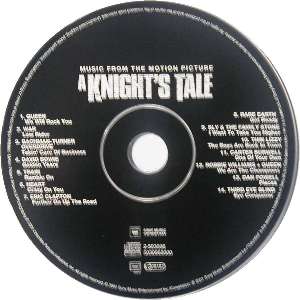 'A Knight's Tale' UK CD disc
