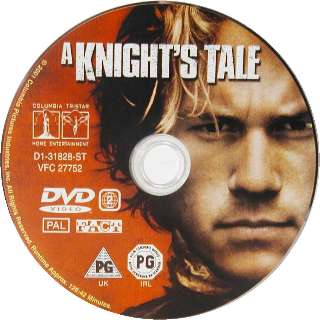'A Knight's Tale' UK DVD disc