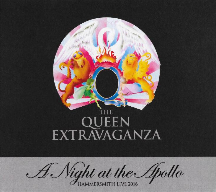 The Queen Extravaganza 'A Night At The Apollo' CD front sleeve