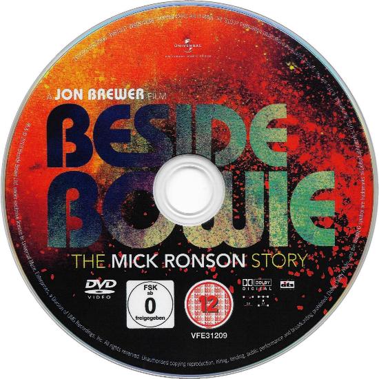 'Beside Bowie' UK DVD disc