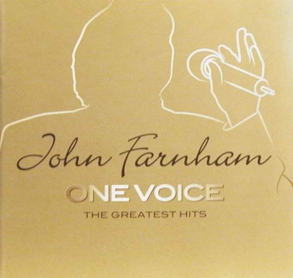 John Farnham 'One Voice - The Greatest Hits' UK CD inner front sleeve