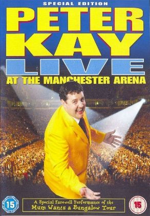 Peter Kay 'Peter Kay Live' UK DVD front sleeve