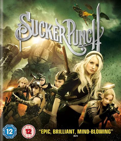 'Sucker Punch' UK Blu-ray front sleeve