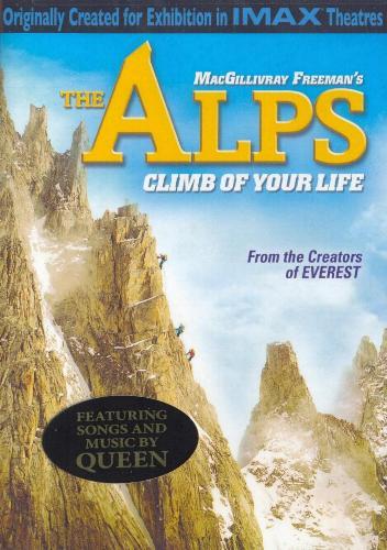 'The Alps' UK DVD front sleeve with sticker