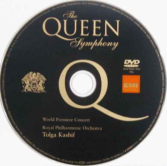 'The Queen Symphony' UK DVD disc