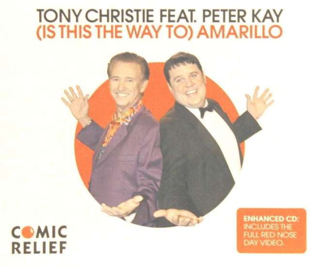Tony Christie 'Is This The Way To Amarillo' UK CD front sleeve