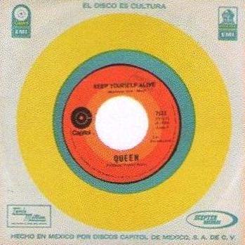 Queen 'Keep Yourself Alive' Mexican 7" promo