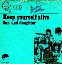 Queen 'Keep Yourself Alive' Dutch 7" front sleeve