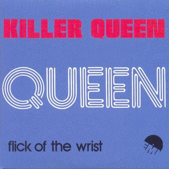 Queen 'Killer Queen' UK Singles Collection CD front sleeve
