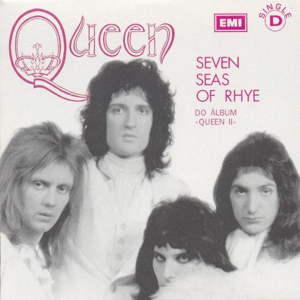 Queen 'Seven Seas Of Rhye' UK Singles Collection CD front sleeve