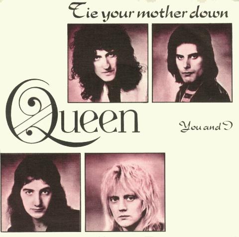 Queen 'Tie Your Mother Down' Dutch 7" front sleeve