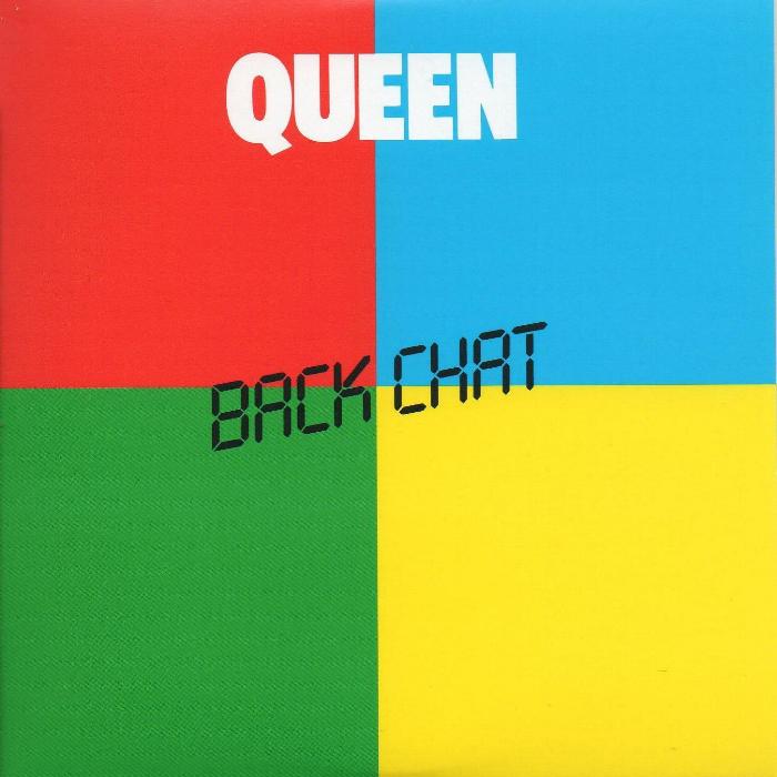Queen 'Back Chat' UK Singles Collection CD front sleeve