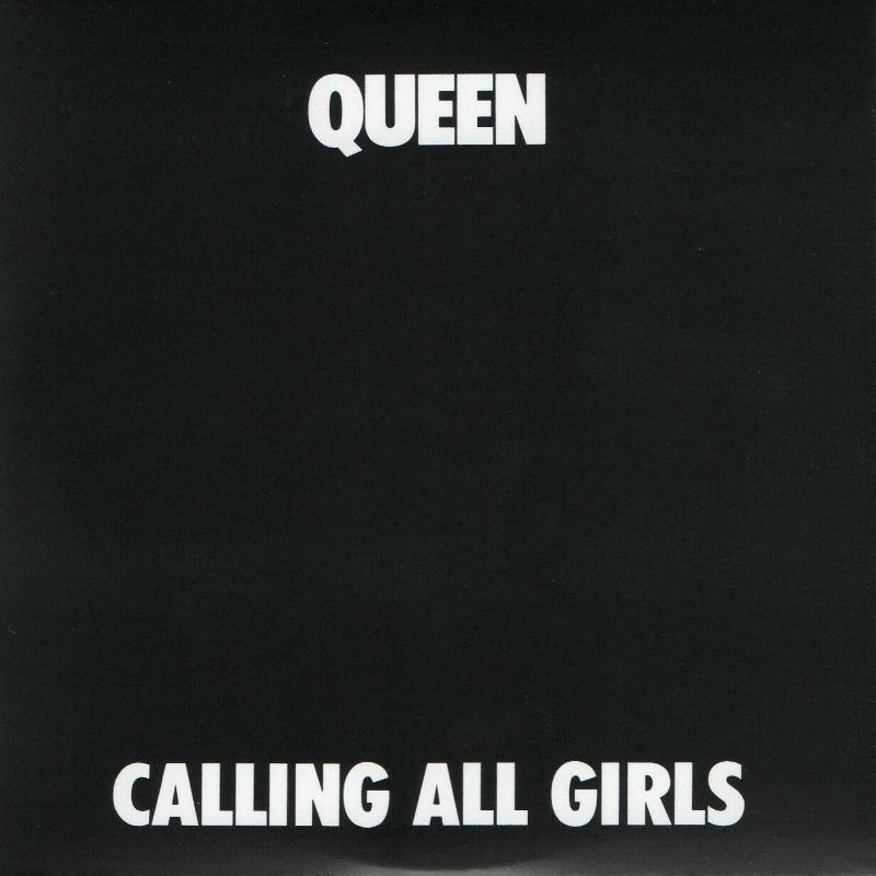 Queen 'Calling All Girls' UK Singles Collection CD front sleeve