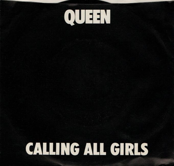 Queen 'Calling All Girls' US 7" front sleeve