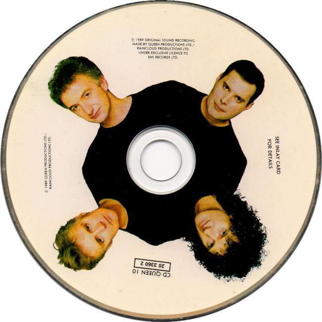 Queen 'I Want It All' UK CD disc