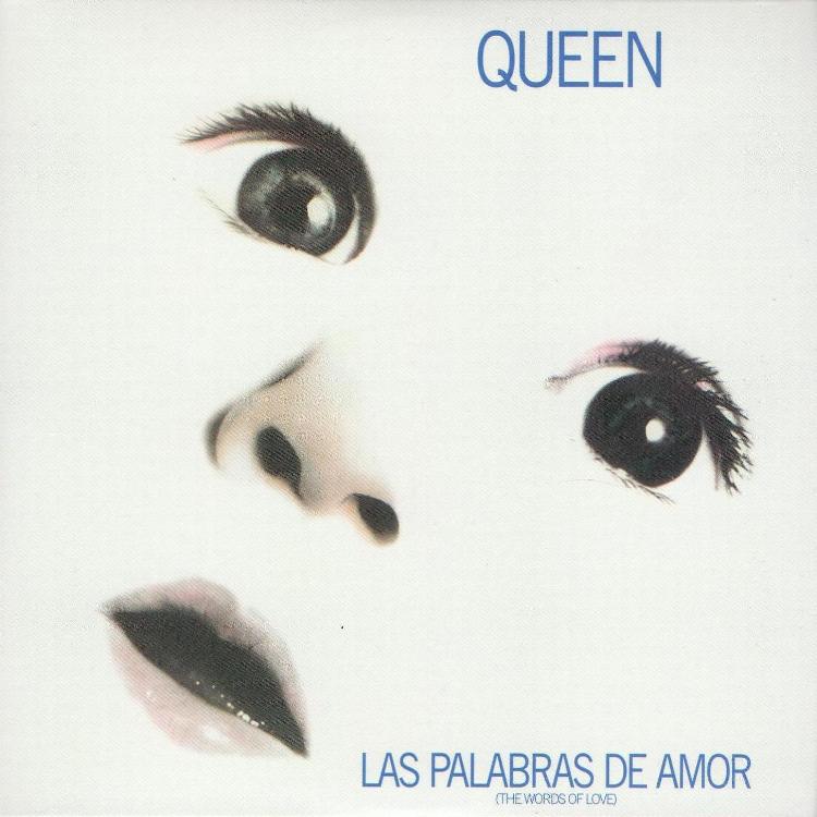 Queen 'Las Palabras De Amor' UK Singles Collection CD front sleeve