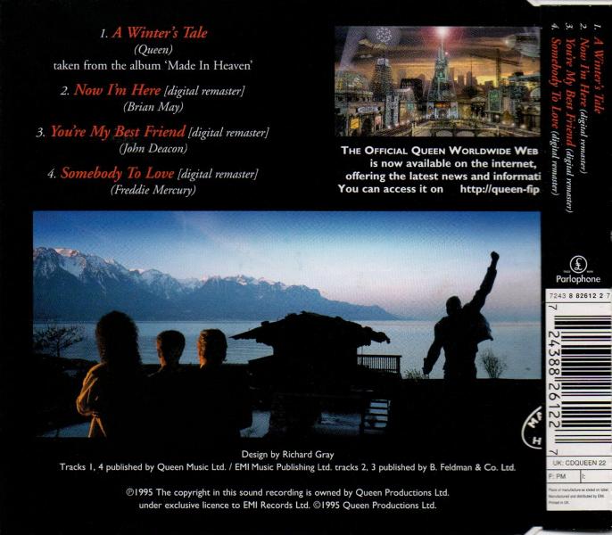 Queen 'A Winter's Tale' UK CD2 back sleeve