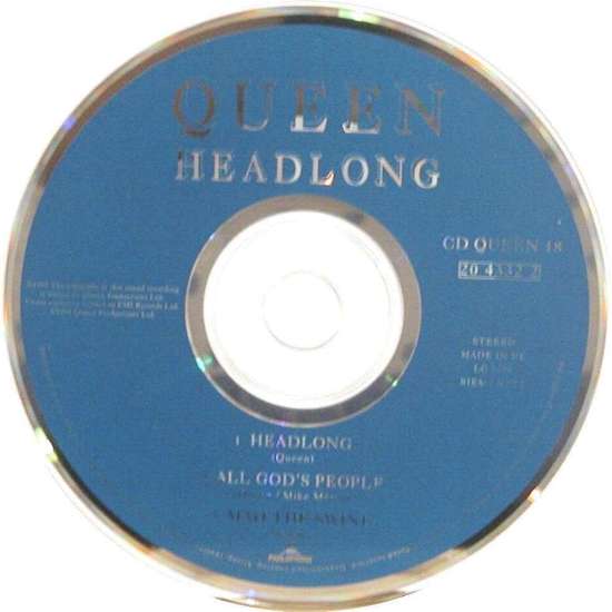Queen 'Headlong' UK CD disc