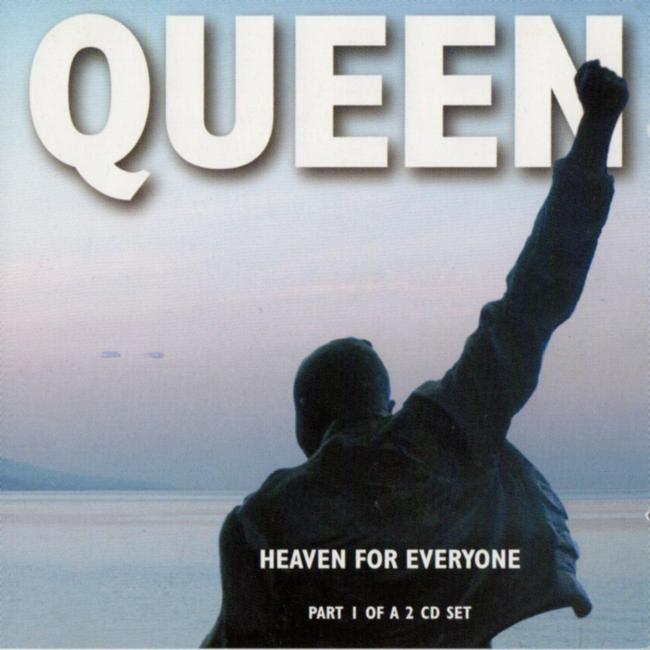 Queen 'Heaven For Everyone' UK CD1 front sleeve