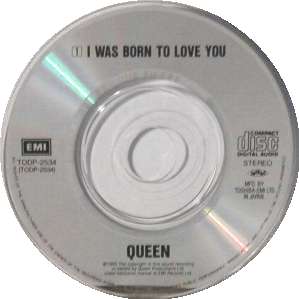 Queen 'I Was Born To Love You' Japanese CD disc