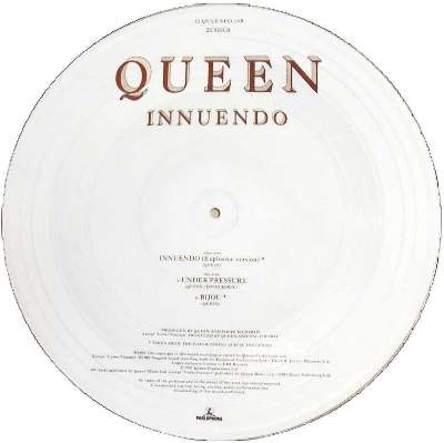 Queen 'Innuendo' UK 12" picture disc