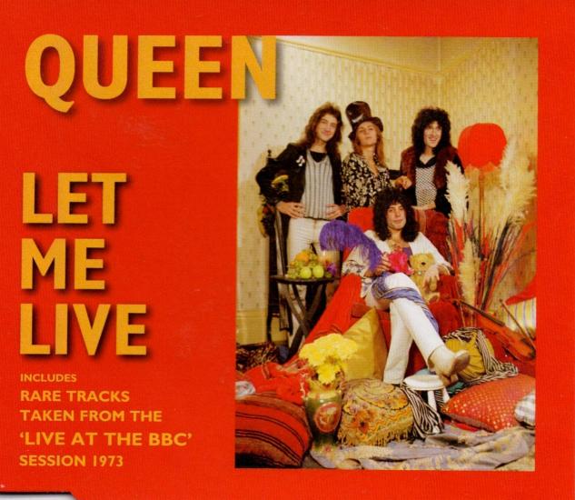 Queen 'Let Me Live' UK CD2 front sleeve
