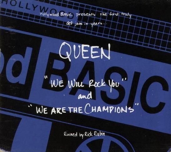 Queen 'We Will Rock You' US CD front sleeve