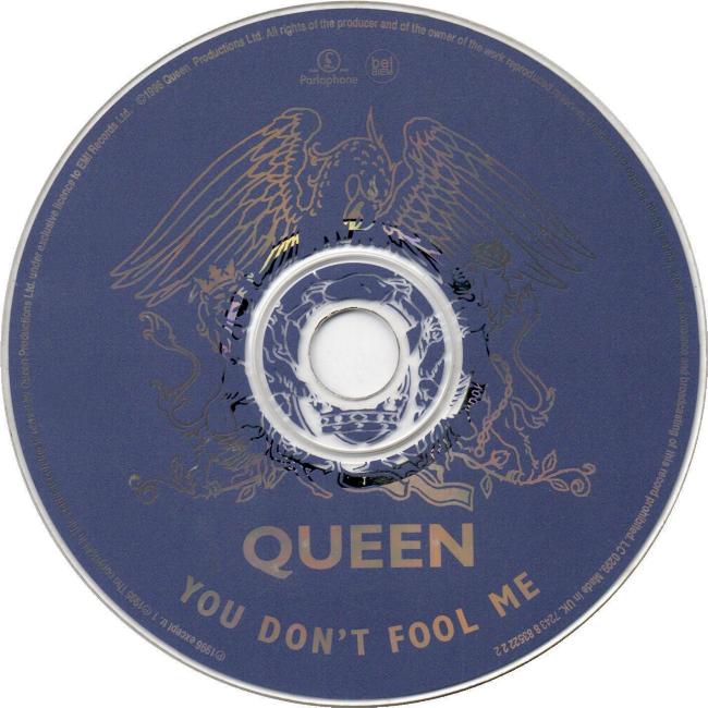 Queen 'You Don't Fool Me' UK CD disc