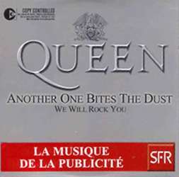 Queen 'Another One Bites The Dust' French CD front sleeve