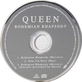 Queen 'Bohemian Rhapsody' Japanese CD disc