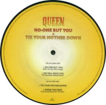 Queen 'No-One But You' UK 7" picture disc