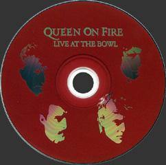 Queen 'Queen On Fire - Live At The Bowl' Mexico promo CD disc