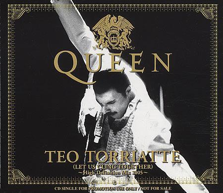 Queen 'Teo Torriatte' Japan promo CD front sleeve