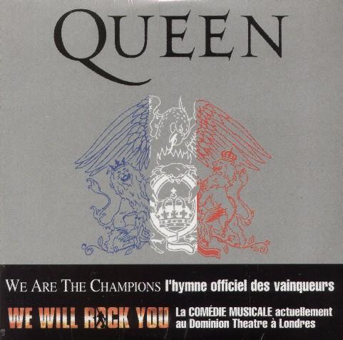 Queen 'We Are The Champions' French CD front sleeve