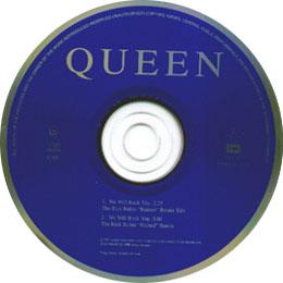 Queen 'We Will Rock You' French promo CD disc