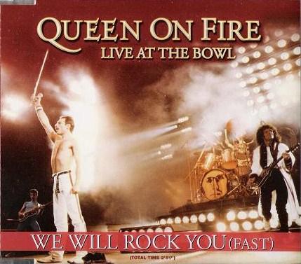 Queen 'We Will Rock You' Japanese promo CD front sleeve