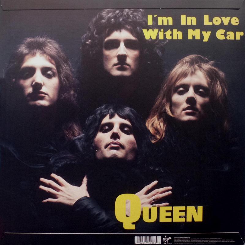 Queen 'Bohemian Rhapsody' UK 2015 12" reissue back sleeve