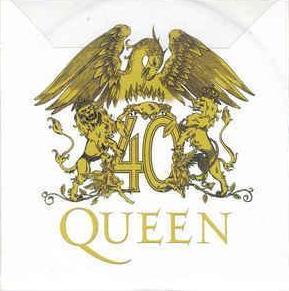 Queen 'Queen 40' UK promo CD front sleeve