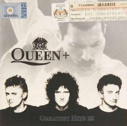Queen 'Greatest Flix III' Taiwanese Video CD front sleeve