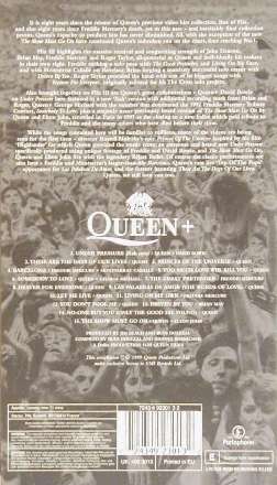 Queen 'Greatest Flix III' UK VHS back sleeve