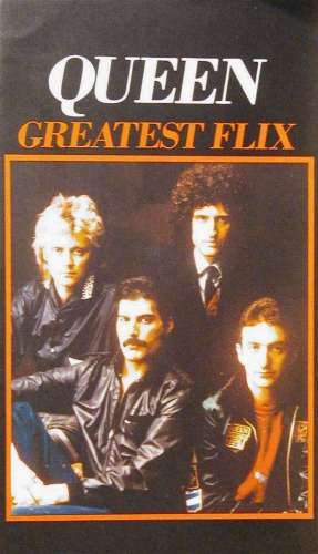 Queen 'Greatest Flix' UK VHS front sleeve