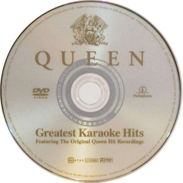 Queen 'Greatest Karaoke Hits' Japanese DVD disc