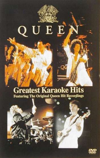 Queen 'Greatest Karaoke Hits' Japanese DVD front sleeve