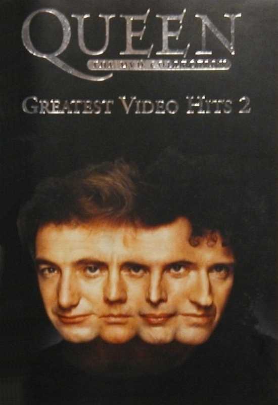 Queen 'Greatest Video Hits II' UK DVD booklet front sleeve