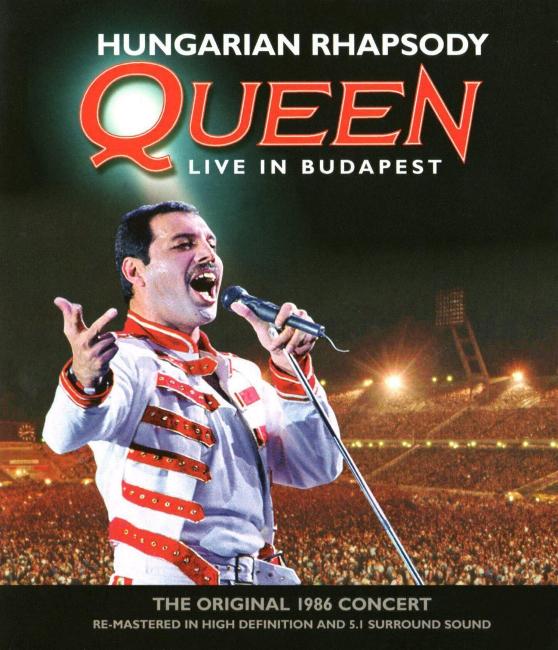 Queen 'Hungarian Rhapsody' UK Blu-ray Front Sleeve