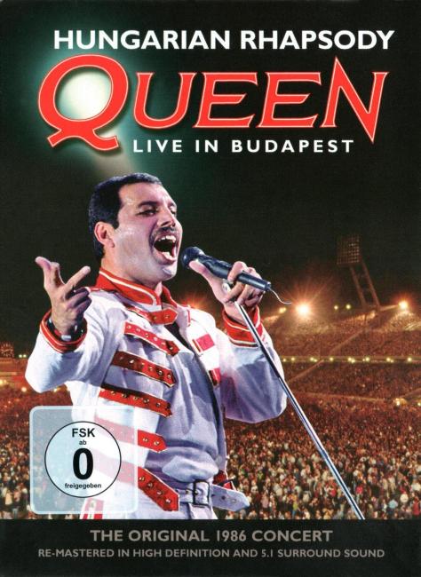 Queen 'Hungarian Rhapsody' UK DVD and 2CD Set Front Sleeve