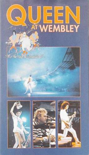 Queen 'Live At Wembley' UK VHS front sleeve