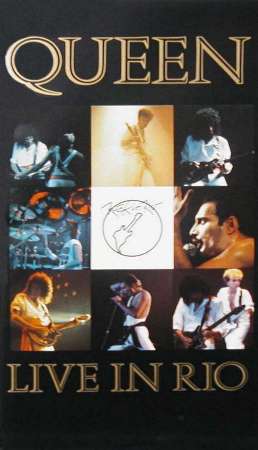Queen 'Live In Rio' UK VHS front sleeve
