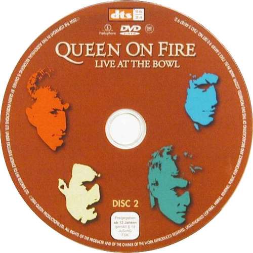 Queen 'Queen On Fire - Live At The Bowl' UK DVD disc 2