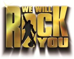 'We Will Rock You' musical logo